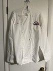 Used Taco John   s Taco Logo Authentic Executive Chefs Jacket  Embroidered Size Sm
