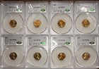 Cac Lincoln Memorial Cent Proof 1963 1964 Pr66rd Pr67rd Certified Slabbed