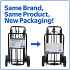 Metal Folding Luggage Cart  Black  39  X 13  3lbs Empty  75lb Capacity