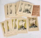 100 Vintage Antioch  Ex Libris Bookplates Dragon Ship 
