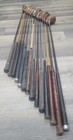 14 Antique Vintage Fancy Face Lofted Golf Club Spoons Cleeks Good For Retro Fit