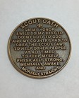 Boy Scouts Of America Brass Oath Law Commemorative Token Coin Nos