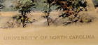 1910 University Of North Carolina Campus- Genuine Hand Colored Engraving - Vmc