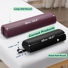 Noverlife Half Round Massage Table Bolster Pillow With Strap Handle  17 X 6 X   