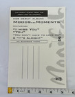 Vintage 1996 Monifah Moods Moments Promo Sticker Uptown Records R b Debut 6 