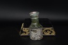 Genuine Ancient Iridescent Roman Glass Bottle With Patina Ca  1st-2nd Century Ad