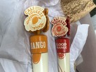 Nib Cali Squeeze Draft Beer Tap Handles Lot Of 2 Mango   Blood Orange Plastic