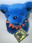 Blue Small 8    Jointed Grateful Dead Plush Bear With Tags 1990 Liquid Blue