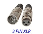 5 Pack 6 Ft Foot 3pin Xlr Male To Female Cables For Dmx Microphone 20 Gauge Ga