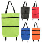 Portable Collapsible Shopping Cart Trolley Bag With Wheels Reusable Grocery Bags