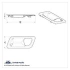 Interior Door Handle Trims For Peterbilt 389  2008   2023   386  2006   16  Up 41182