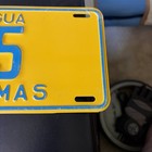 Bahamas License Plate  Inagua Clean  Low Number 