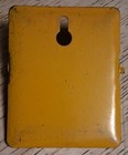 Louisville Tin   Stove Co  Louisville Ky Advertising Yellow Metal Match Holder
