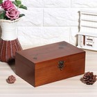 Household Vintage Wooden Sewing Box Needle Thread Storage Case Organizer Diy    