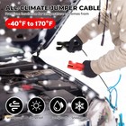 0 Gauge 30 Feet Jumper Cables Heavy Duty Car 1000 Amp Automotive Booster Jumper