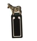 Zebra Bookmark Quitter Strip Page Clip Black And White 