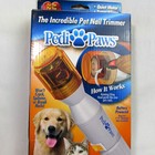 Pedi Paws Electric Pet Nail Trimmer Cordless Dog cat Grooming Tool New Open Box