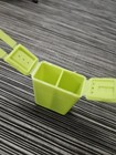 Like Tupperware Travel Set Divided Salt   Pepper Shaker New Mini Camping Pocket 