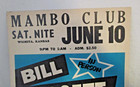 Orig  Vintage Bill Doggett   His Famous Combo At The Mambo Club Poster Cardboard