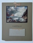 1913 Tantallon Castle Scotland Calendar Milford National Bank Thomas Moran