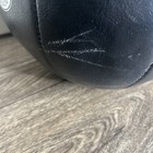 Tko Vintage-style Medicine Ball 8-9 Lbs-black Leather Look-stitched Gym Ball