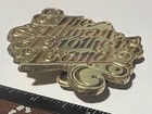 The Allman Brothers Band Belt Buckle Script  Metal Brass Very Sturdy