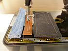 Serviced 1955 Singer 99k  Sewing Machine W bug Eye Lamp - 3 4 Size - Denim