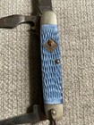 Cub Scouts Pocket Knife Bsa Official Camp Blue Camillus New York Usa Vtg See Pic