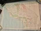 Vintage Very Large Map Southern California 1982 Poster Official 63 X 44 Inches  