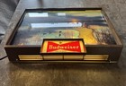 Vtg 1950 s Budweiser Lighted Advertising Sign Display Duck Hunting King Of Beer