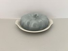 Rare Le Creuset Pumpkin Butter Dish Sea Salt - New In Box