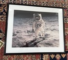 Apollo 11 Buzz Aldrin Autographed Authentic    visor    Photo 20   x16    - Framed -mint