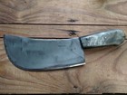 Fine Vintage Custom Sayula Chef s Hand-forged Steel Cleaver Knife Savage Sheath 