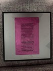 Vintage 1958 Pirates Of Penzance 1879 Program Reproduction Framed Theater Art
