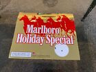 Marlboro Cigarettes Sign Holiday Horses 15x12 5 Tobacco Self Stick New 1997 Vtg