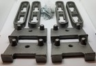 Large Square Cast Iron Bed Rail Fasteners Frame Antique Vintage Repair Hook Old