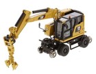 Diecast Masters 1 87 Caterpillar Cat M323f Railroad Wheeled Excavator 85656