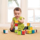 Press And Stay Sensory Blocks 24 Piece Building Toy For Toddlers 12 Months