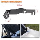 Hood Hinge Ditch Led Light Mount Bracket Kit Offroad Hood Pod Light Mount 95-04