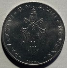Vatican 50 Lire 1970  year 8  - Olive Branch - Pope Paul Vi - Uncirculated