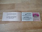 Valid Disneyland Any Age Vintage A-e Complimentary Admission Ticket Book Disney