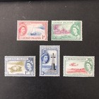 Cayman Islands Scott   135-137 3  142 144  Total 5 1953-59 Qe2 Issue Mvlh