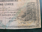 Lebanon Syrie 5 Livres   Lira  1939 No  K bg 018 752 Cedar Tree Green Overprint