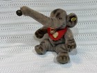 Vtg Steiff Original Jumbo 8    Elephant Mohair Ear Button Tags Bib Bell Germany