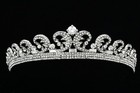 Gorgeous Bridal Wedding Cz Crystal Rhinestone Crown Tiara V849