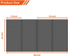 4 Pcs Metal Pegboard Wall Panels  Peg Boards For Garage Tool Storage