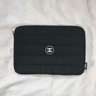 Chanel Beaute     Large Laptop Case And Black Notebook With Lined Pages  Both Nib