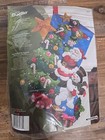 Bucilla 18  Christmas Felt Stocking Applique Kit  the Finishing Touch  86278 New