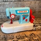 Vintage Singer Zig Zag Sewing Machine Toy W Box Kids Play Set Untested