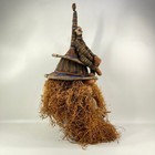 Yaka Painted Mukhanda Mask With Raffia Congo